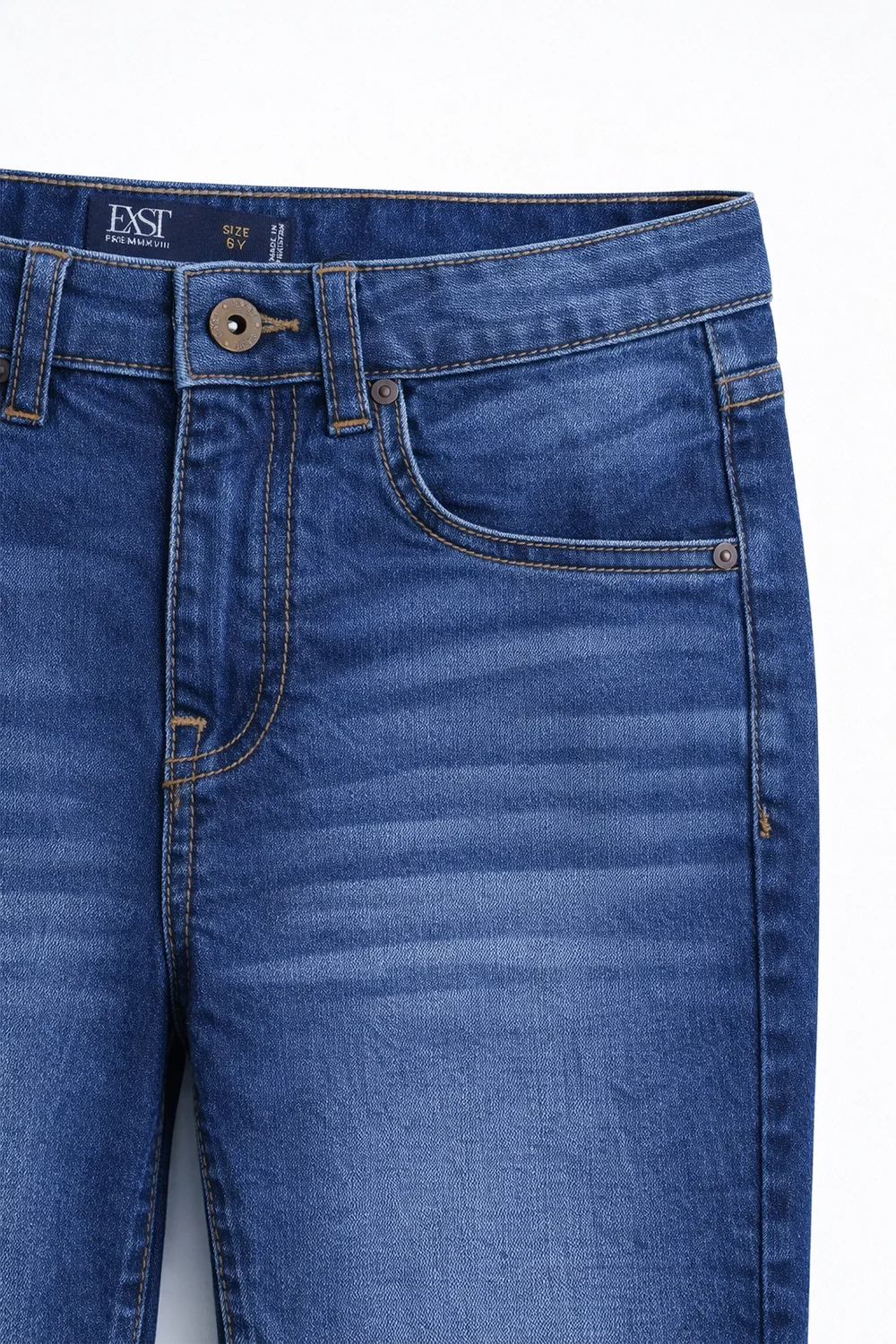 Boys' Premium Blue Denim Jeans – Stylish & Durable for Active Kids - Image 2